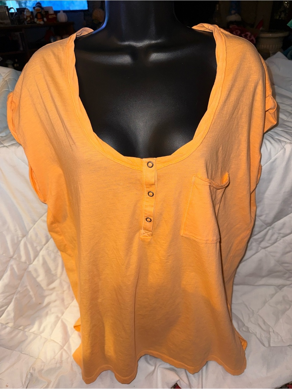Aerie Brand New With Tags Lagenlook Oversized Pocket Short Sleeve T-Shirt